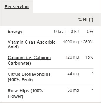 BIOTECH USA Vitamin C 1000mg. Bioflavonoids - Image 2