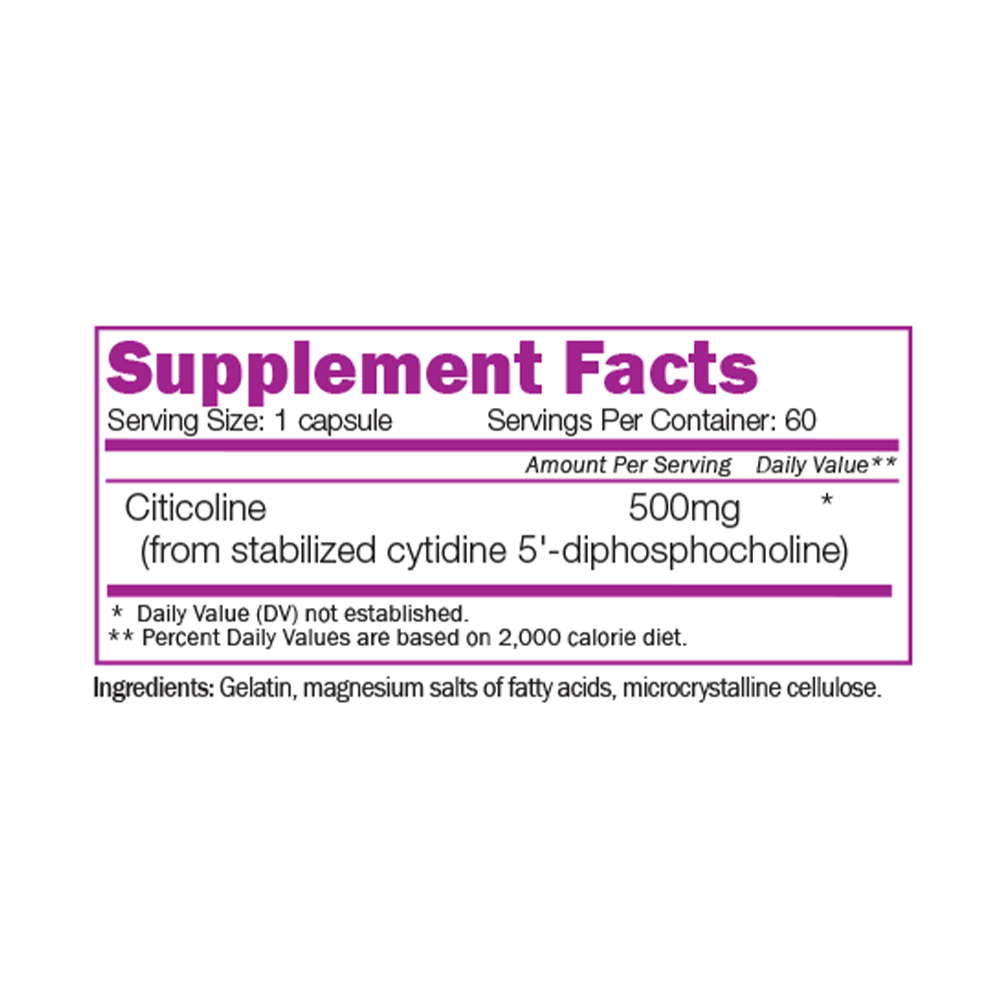 NATURALICO Citicoline 60 капсули - Image 2