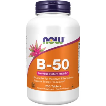 NOW Foods B-50 Complex - Tablets - Image 2