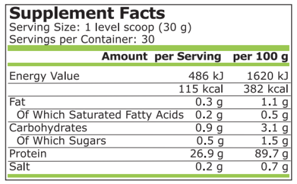 Pure Nutrition - WHEY ISOLATE - Image 2
