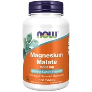 NOW Foods Magnesium Malate 1000 mg - 180 Тablets