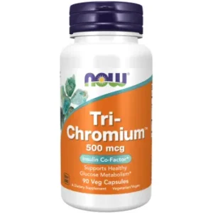 NOW Foods Tri-Chromium 500 mcg + Cinnamon - 90 vcaps
