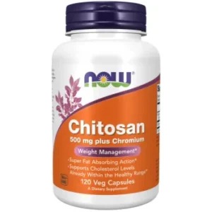 NOW Foods Chitosan 500 мг - 120 Капсули