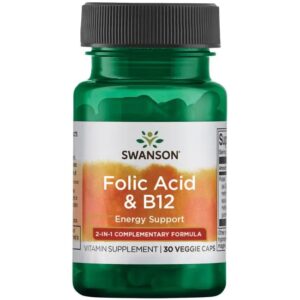 Swanson Фолиева киселина и B12